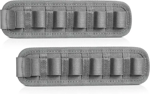 Vista 10 de Savior Equipment Tactical Shotgun Shell Card Bullet Holder for 12 Gauge Ammo, Shotgun Ammo Carrier for 2-6 Round Side Loader