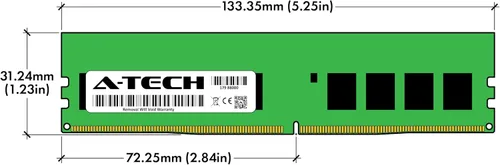 Vista 3 de A-Tech 8 GB de RAM para Supermicro SUPER X11SCA-F, X11SCL-F, X11SCM-LN8F, X11SSH-LN4F, X11SSH-TF, X11SSL-nF, X11SSW-F, X11SSZ-QF DDR4 2400MHz