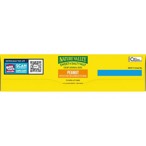 Vista 8 de Nature Valley Barras de granola de nueces dulces y saladas, maní, 15 barras, 18 onzas