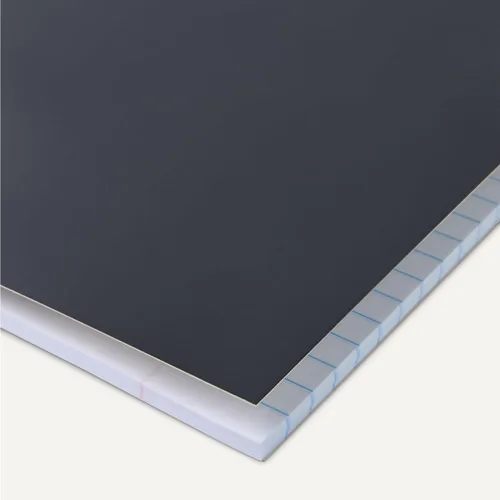 Vista 3 de Amazon Basics Cuadernos de espiral con rayas anchas, 70 hojas, 7-1/2 x 10-1/2 pulgadas, perforados, varios colores sólidos primarios, paquete de 3