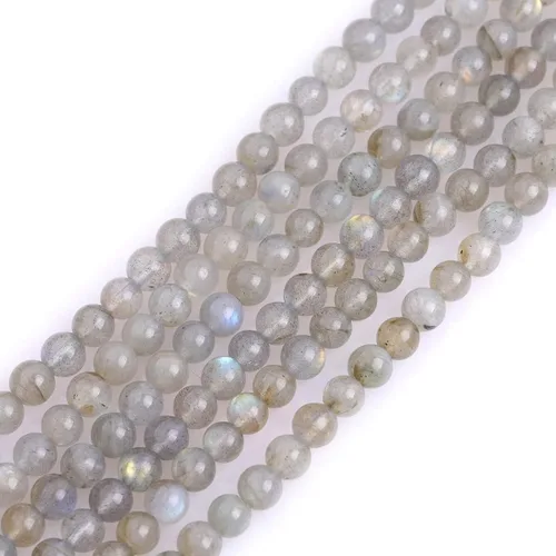 Vista 136 de GEM-Inside - 95 cuentas AA color morado oscuro de amatista de 15 pulgadas por hebra con agujero, piedras preciosas naturales y cuentas de cristal