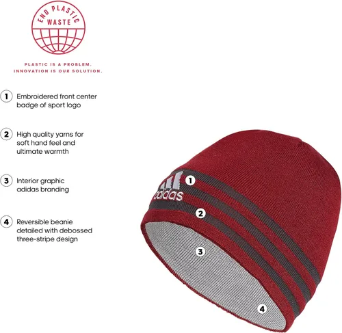 Vista 2 de adidas Eclipse - Gorro reversible para hombre