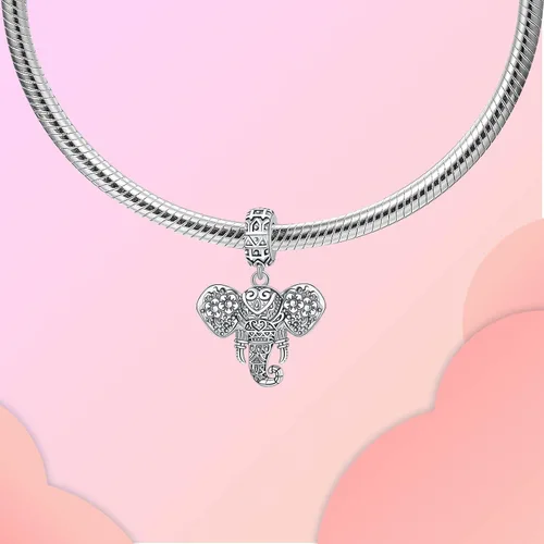Vista 2 de LUXILLA Jewelry - Dijes familiares para mujer, plata de ley 925, para pulseras, collares, día de San Valentín, día de la madre, regalo para mujeres