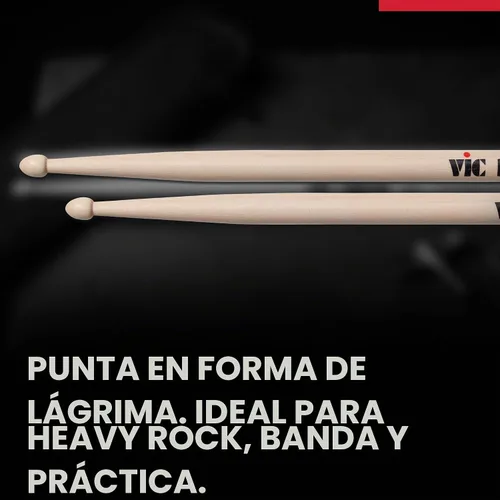Vista 3 de Baquetas Vic Firth American Classic 2B