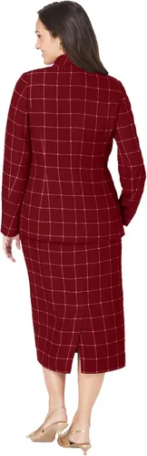 Vista 3 de Jessica London - Traje de falda de un solo pecho para mujer