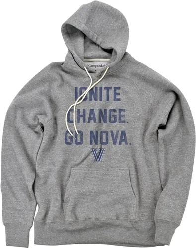 Vista 29 de Campus Lab Colección de sudadera con capucha unisex para adultos, con frase de espíritu desgastado, universitaria