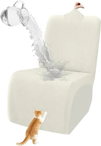 Vista 49 de ALIECOM Fundas 100% impermeables para sofá seccional reclinable, forma de L, elásticas, para esquina, funda para sofá seccional reclinable, lavable