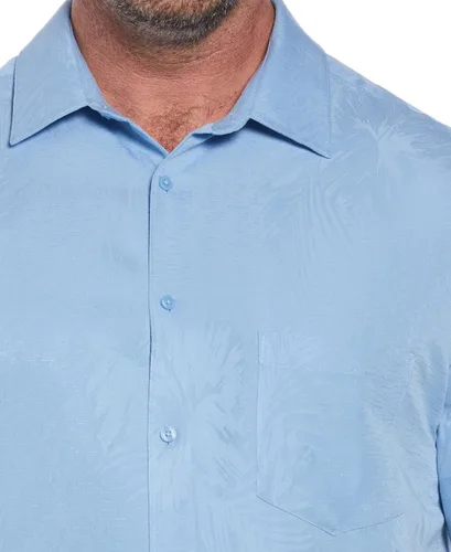 Vista 3 de Cubavera Camisa de manga corta con botones y un bolsillo para hombre