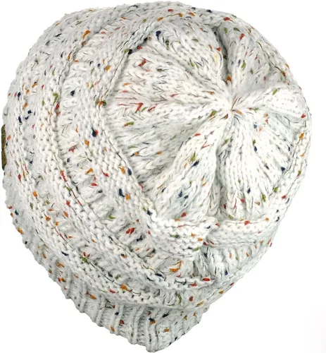 Vista 493 de C.C Trendy Warm Chunky Soft Stretch Cable Knit Beanie