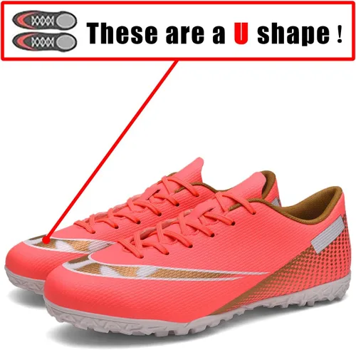 Vista 2 de Zapatos de fútbol para hombre, botas de fútbol deportivas transpirables profesionales para exteriores e interiores TFAG