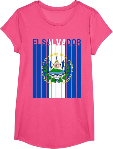 Vista 30 de Camiseta con la bandera de El Salvador