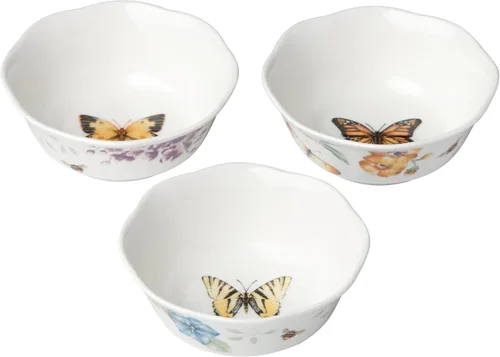 Vista 16 de Lenox Butterfly Meadow - Cuenco pequeño para servir, color blanco