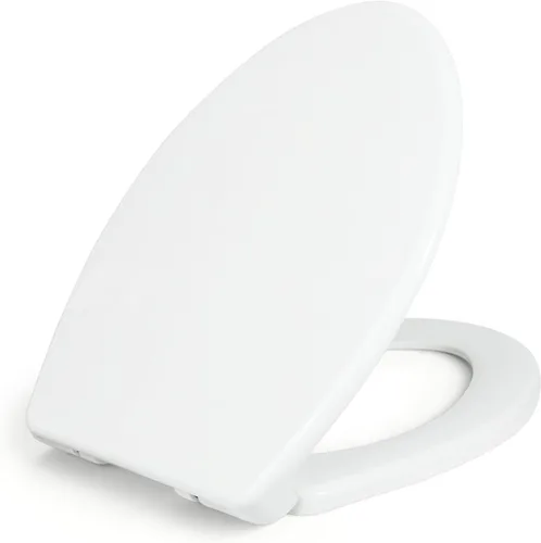 Vista 10 de LUXE TS1008R Asiento de inodoro redondo de cierre lento, ajuste cómodo
