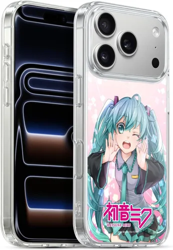 Vista 204 de Head Case Designs Licencia Oficial Hatsune Miku Gráficos Lindos Carcasa de Gel [Protección de Grado Militar] Compatible con Apple iPhone 7