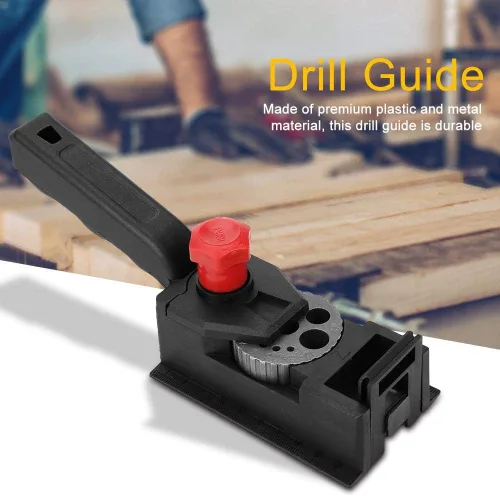 Vista 3 de Carpintería Autocentrado Dowelling Jig, 38 unids/set de mano plantilla de clavija de mano plantilla de clavijas de madera Junta de madera