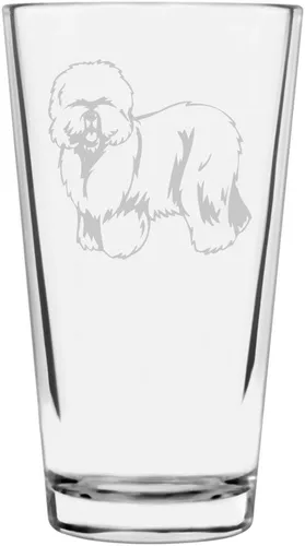 Vista 433 de Podenco Canario - Vaso de pinta de 16 onzas con temática de perro personalizado