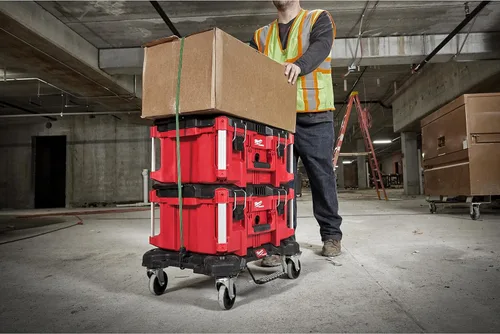 Vista 6 de Milwaukee Electric Tool 48-22-8425 Pack Out, Caja de Herramientas Grande, Rojo