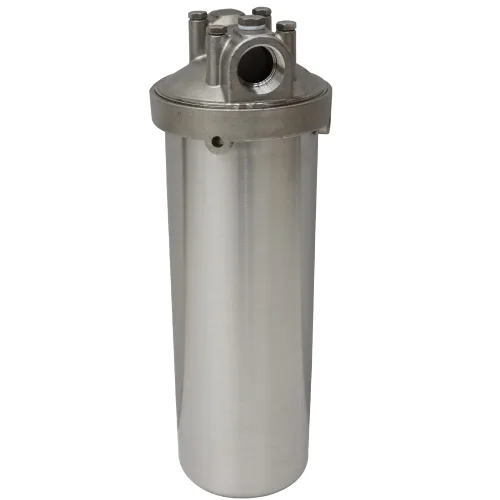Vista 11 de INTBUYING Carcasa de filtro de agua resistente para toda la casa, purificación de agua de acero inoxidable 304, filtro de 10 pulgadas, entrada