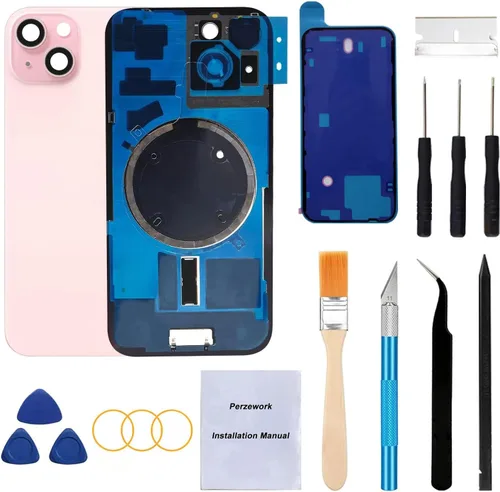 Vista 20 de Reemplazo de cristal trasero OEM para iPhone Xs de 5.8 pulgadas con kit de herramientas de reparación y adhesivo preinstalado (Oro)
