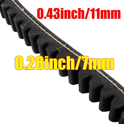 Vista 4 de 5 correas de transmisión KT196 compatibles con correa convertidora de par serie 30, Powersports Coleman KT196cc 4 ruedas 196cc 6.5HP Comet 203589