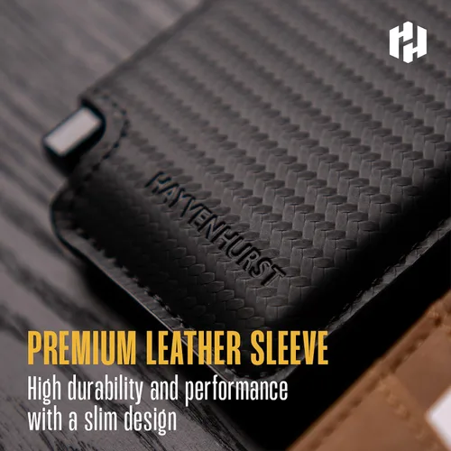 Vista 3 de Hayvenhurst Cartera desplegable Smart Capsule, Carbon, Billetera desplegable Airtag