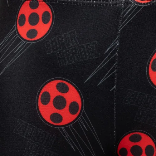 Vista 8 de Miraculous Cat Noir Ladybug - Conjunto de sudadera y leggings de rizo francés para niñas pequeñas a grandes