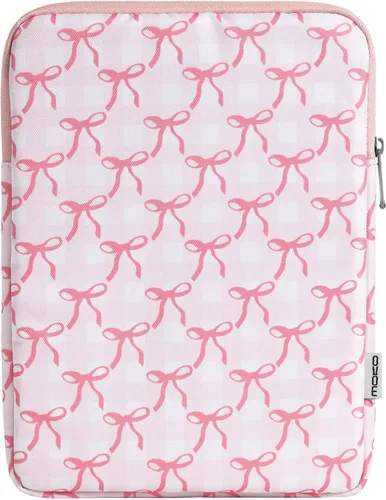 Vista 21 de MoKo 9-11 pulgadas Tablet Sleeve Bag Acolchado Protetivo Estuche de flor (Apricot flower)