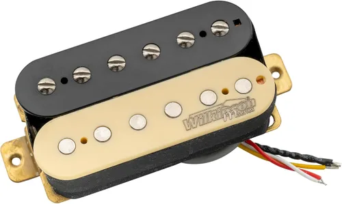 Vista 11 de Wilkinson Vintage Classic Alnico 5 Set de Pastillas Humbucker Sobrebobinadas Estilo Abierto para Guitarra Eléctrica, Zebra Set Zebra