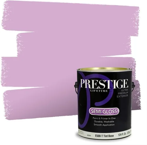 Vista 78 de PRESTIGE Pinturas de pintura interior e imprimación en uno, 1 galón, plano, combinación comparable de Sherwin Williams* Kimono Violet*