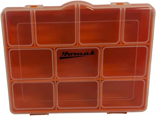 Vista 7 de Homak 6-1/4 pulgadas x 8 pulgadas caja de almacenamiento de plástico, corto, HA01086175