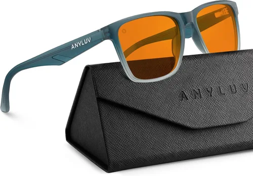 Vista 8 de ANYLUV Blue Light Glasses for Women & Men, Stylish Blue Light Blocking Glasses, Eyes Protection & Anti Eyestrain Eyewear
