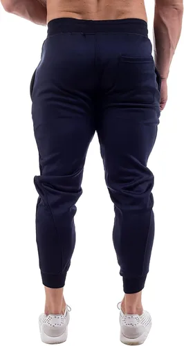 Vista 2 de MECH-ENG Pantalones de correr cónicos para hombre, entrenamiento de culturismo, pantalones deportivos ligeros de secado rápido con bolsillos