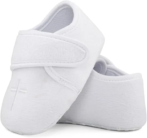 Vista 2 de Zapatos de bautizo con suela premium para bebés y niños pequeños