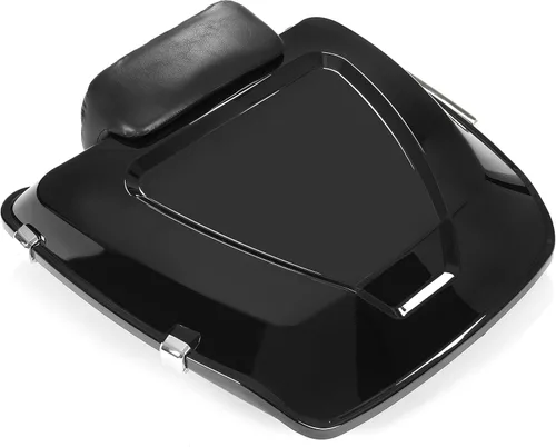 Vista 5 de HECASA Maleta de equipaje Razor con respaldo Argyle compatible con modelos Harley Davidson 1997-2023 Touring Street Glide Road Glide Road King