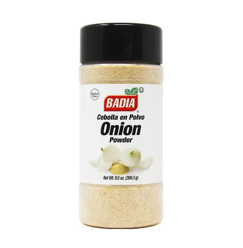 Vista 10 de Badia Cebolla en polvo, 2.75 onzas – Condimento puro de cebolla molida, sabor dulce y salado, sin gluten, sin MSG, Kosher