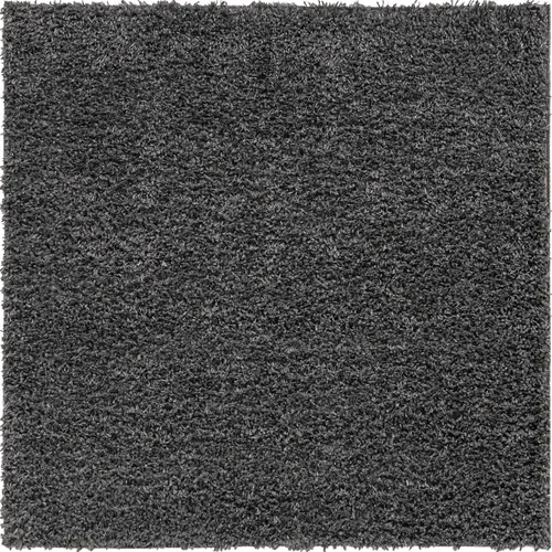 Vista 580 de Unique Loom Colección Davos Shag - Alfombra Lino