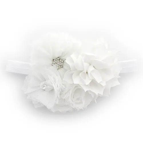 Vista 12 de My Lello Diadema de tela desgastada para bebé, bebé, bebé, niña, elástica, rosa polvorienta