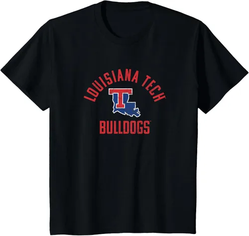 Vista 25 de Louisiana Tech Bulldogs - Camiseta grande, Negro