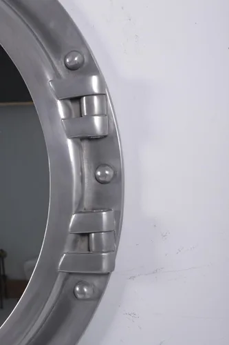 Vista 6 de Espejo de buey redondo para montaje en pared, 36 pulgadas de diámetro (aluminio)