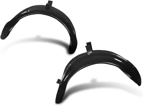 Vista 11 de CROSSDESIGN 4 guardabarros con canards delanteros compatibles con Chevy Camaro ZL1 2010-2015 MB estilo negro