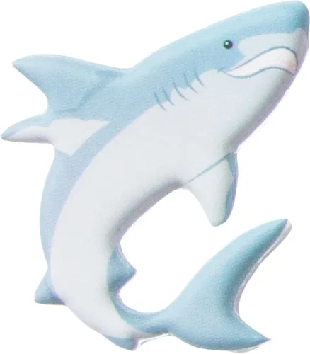 Vista 5 de Juego de calcomanías Melissa & Doug con temática de océano, juguete de viaje con fondo de doble cara, 40 calcomanías infladas reutilizables