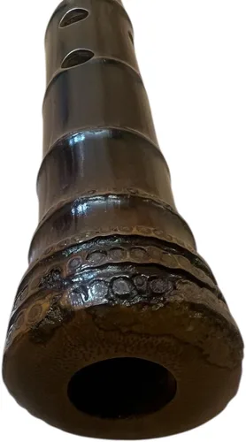 Vista 4 de Shakuhachi Xiao con extremo de raíz G Detalles clave del producto: Terre Shakuhachi Xiao con extremo de raíz G