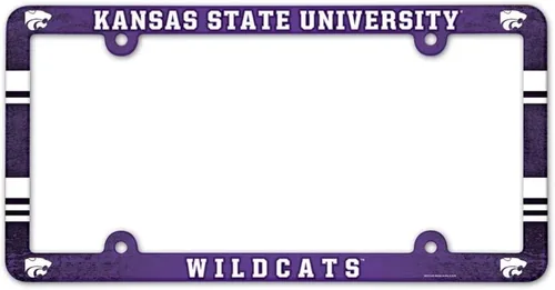 Vista 10 de NCAA Placa de vehículo con marco a todo