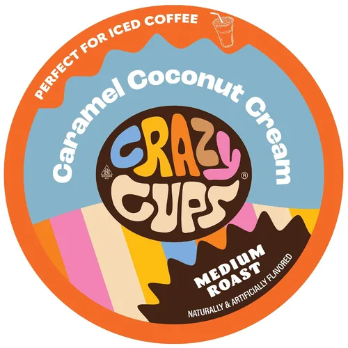Vista 20 de Cápsulas de café con sabor a taza loca, cápsulas de café con arándanos, café con zapatero de arándanos en tazas reciclables de una sola porción