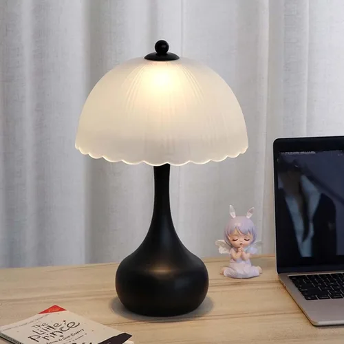 Vista 8 de Lámpara de noche LED recargable portátil con lámpara de escritorio regulable de 3 vías, control táctil, lámpara de mesa para el hogar, oficina