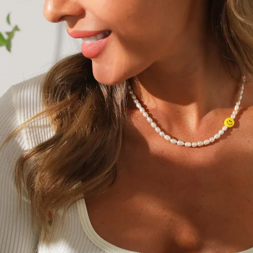 Vista 2 de CHESKY - Collar chapado en oro de 14 quilates con cadena tipo gargantilla, minimalista y simple, regalo de joyería para mujeres, latín, Figaro-3MM