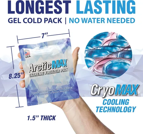 Vista 5 de ArcitcMAX - Bolsa de hielo delgada de larga duración