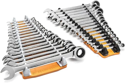 Vista 8 de GEARWRENCH 83121 - Estante reversible para llaves de 2 piezas, 16 ranuras