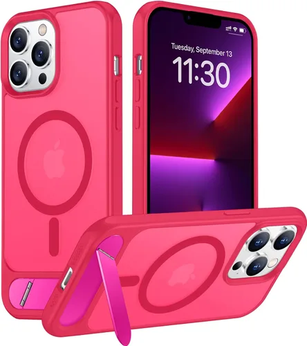Vista 231 de Funda para iPhone 11 con compatibilidad magnética, [Soporte invisible incorporado][Compatible con MagSafe]