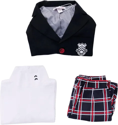 Vista 4 de miccostumes Disfraz de Academia para Estudiantes Cosplay Invierno Uniforme Fullset
